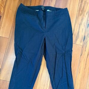 Women's Talbots The Perfect Crop Black Size 18w